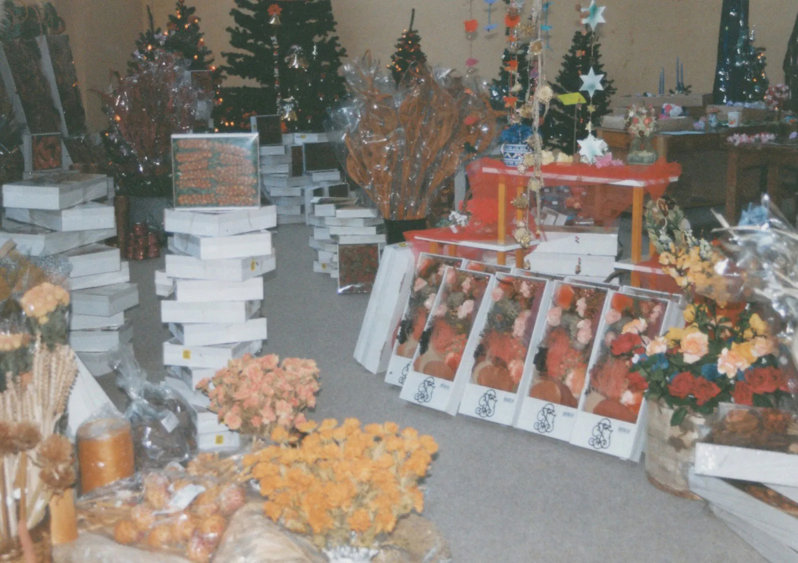La gamme des premières années — Fleurs séchées et décorations de Noël
