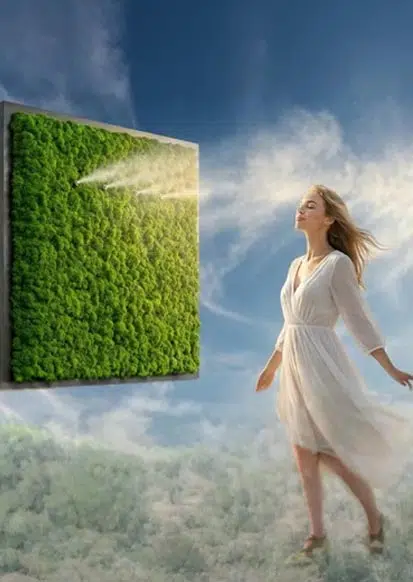 HeavensBreeze — le climatiseur d’intérieur avec de la vraie mousse, une application et une connexion Internet