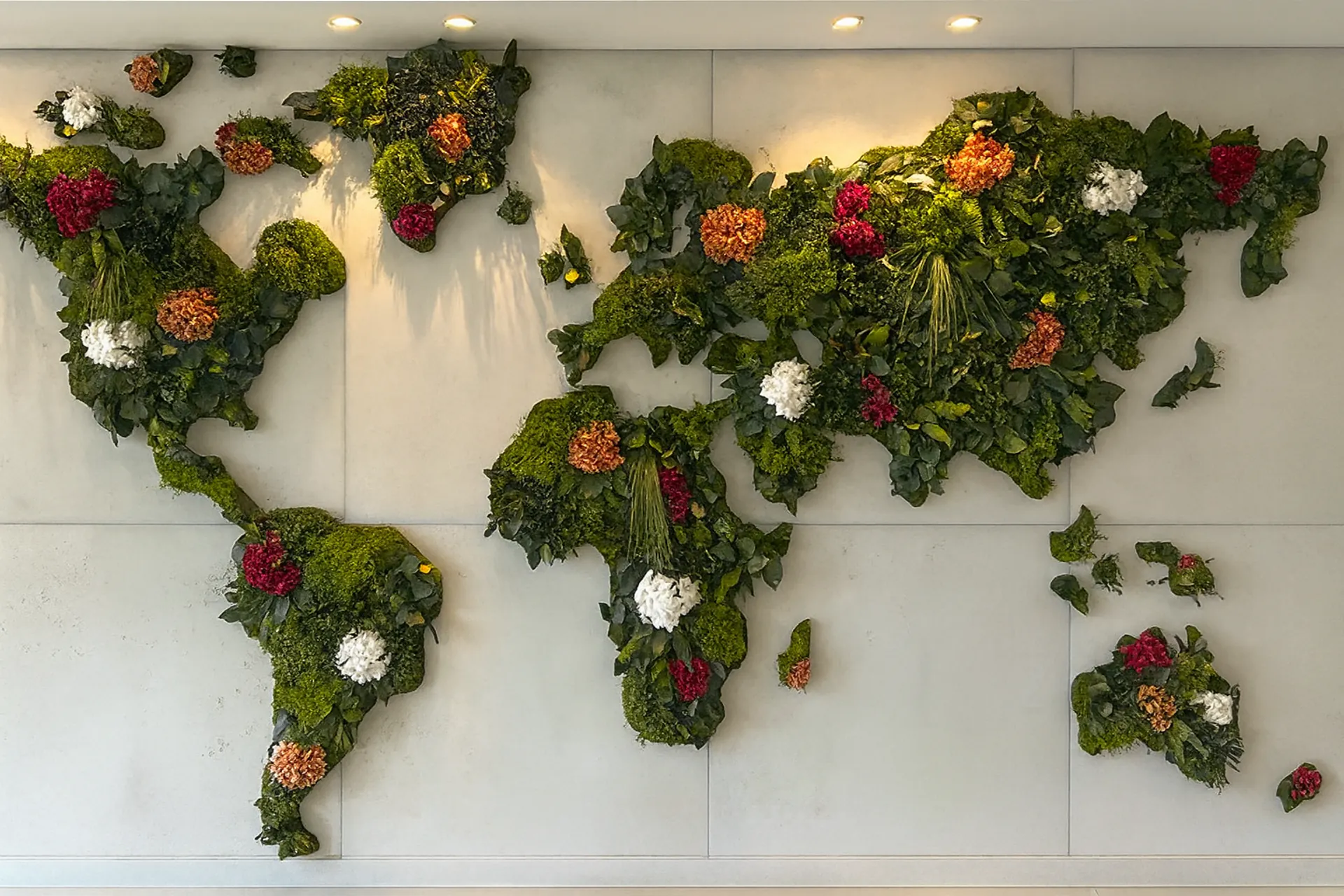 Tableaux en mousse du monde – Fleurs en mousse — Tableaux en mousse de MOOSMOOS