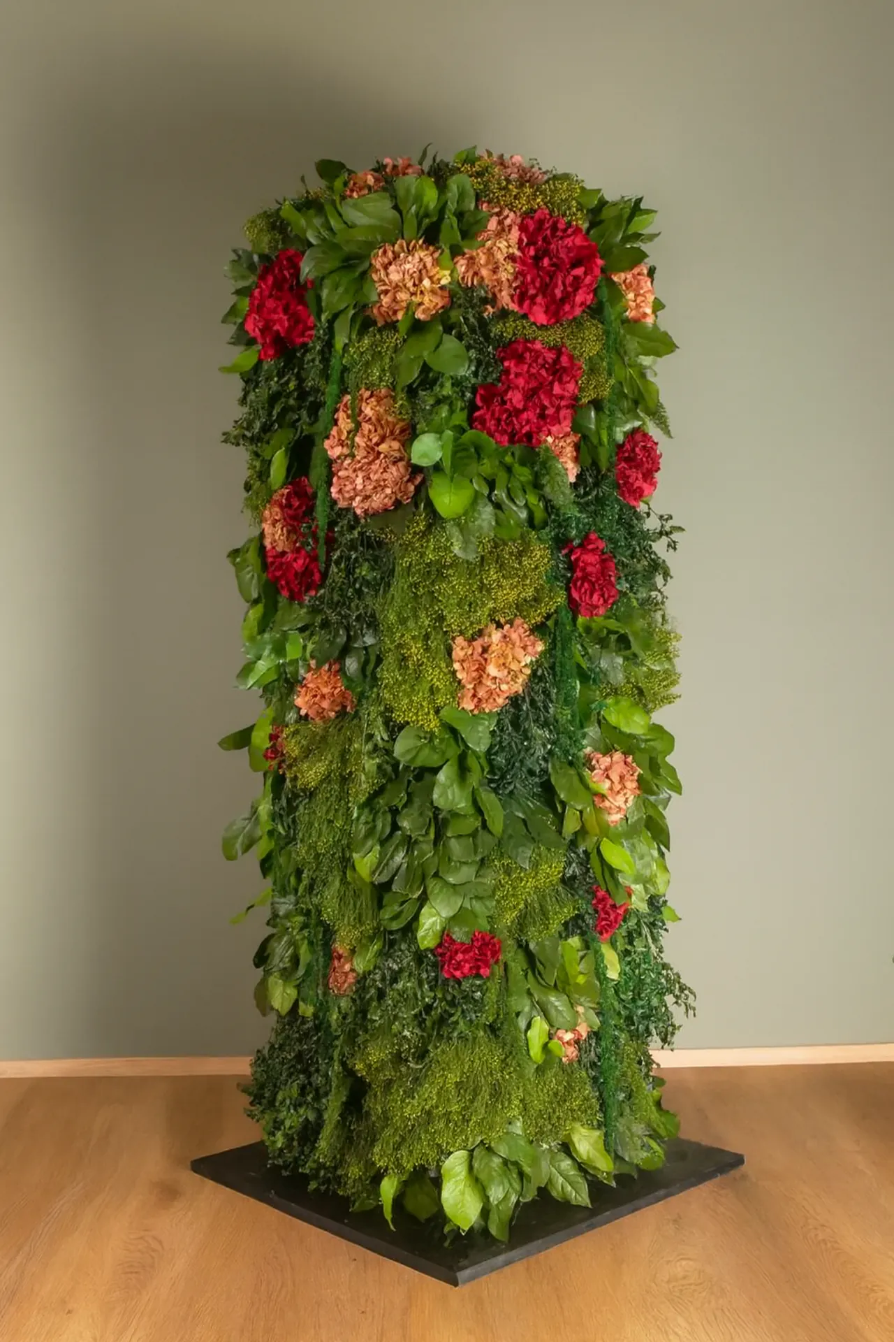 Cloison de séparation « Blumenmoos » sur pied — Cloisons de séparation et solutions acoustiques de MOOSMOOS
