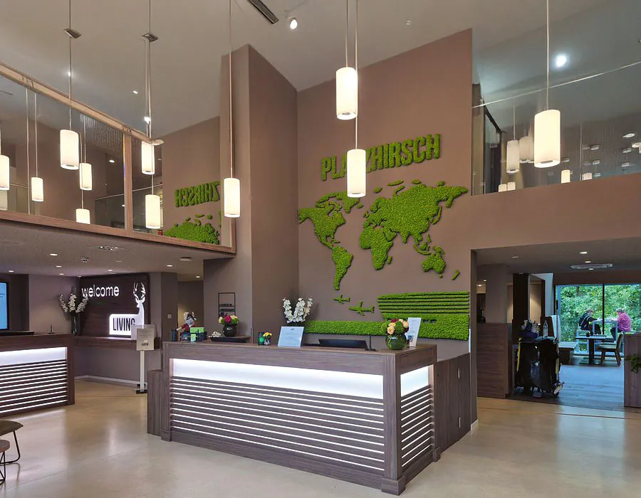 Logo en mousse — Réception — Showroom — Moderne — Logo en mousse de MOOSMOOS