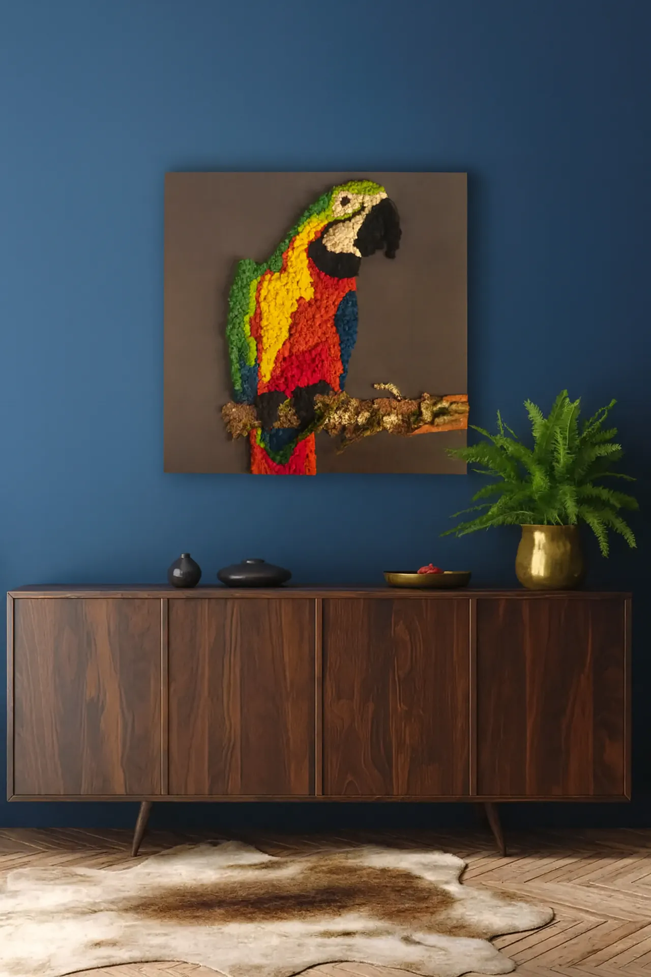 Table d’appoint de bureau « Ara » avec tableau en mousse — Tableaux en mousse de MOOSMOOS