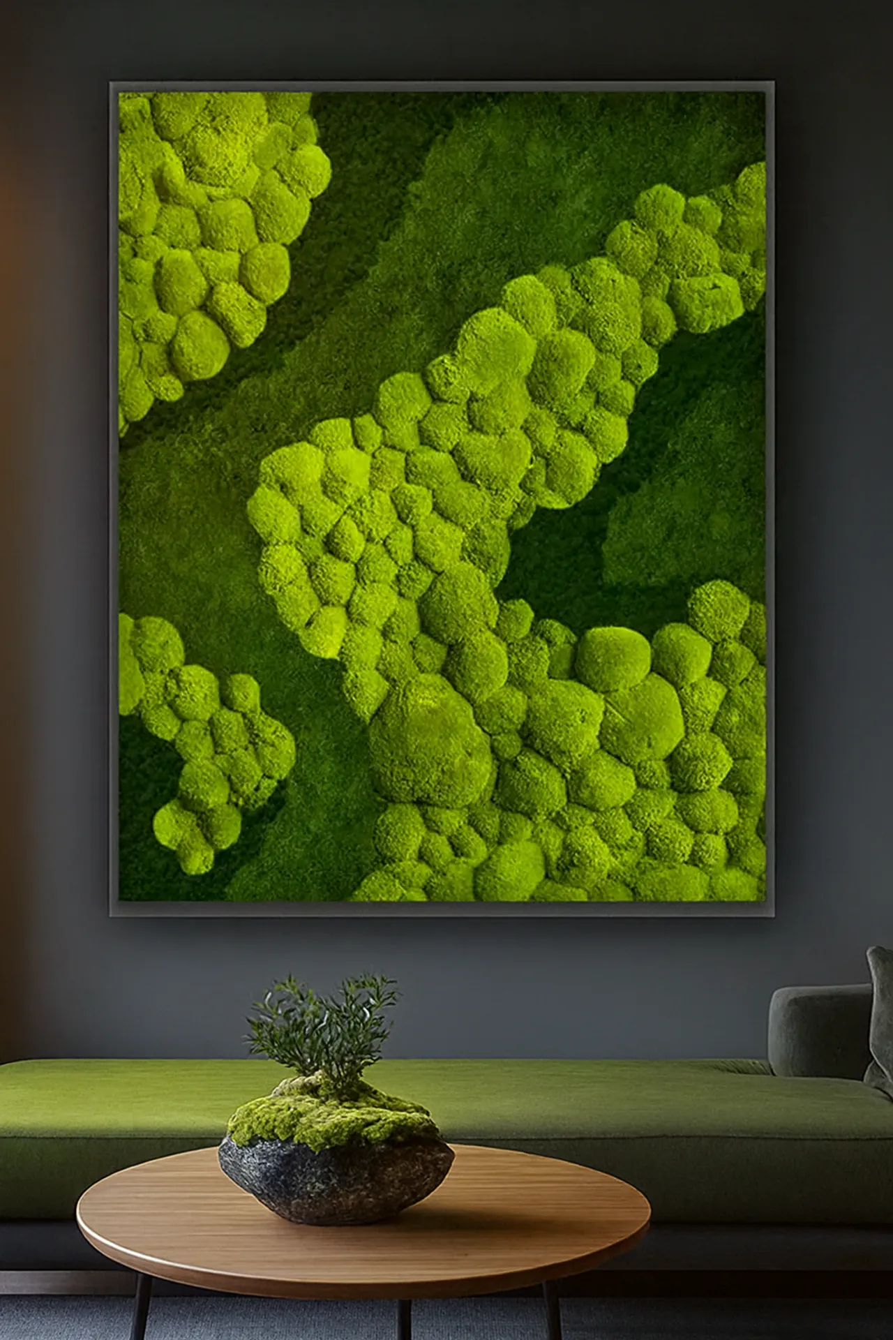 Tableau en mousse : décoration murale moderne pour bureau — Tableaux en mousse par MOOSMOOS