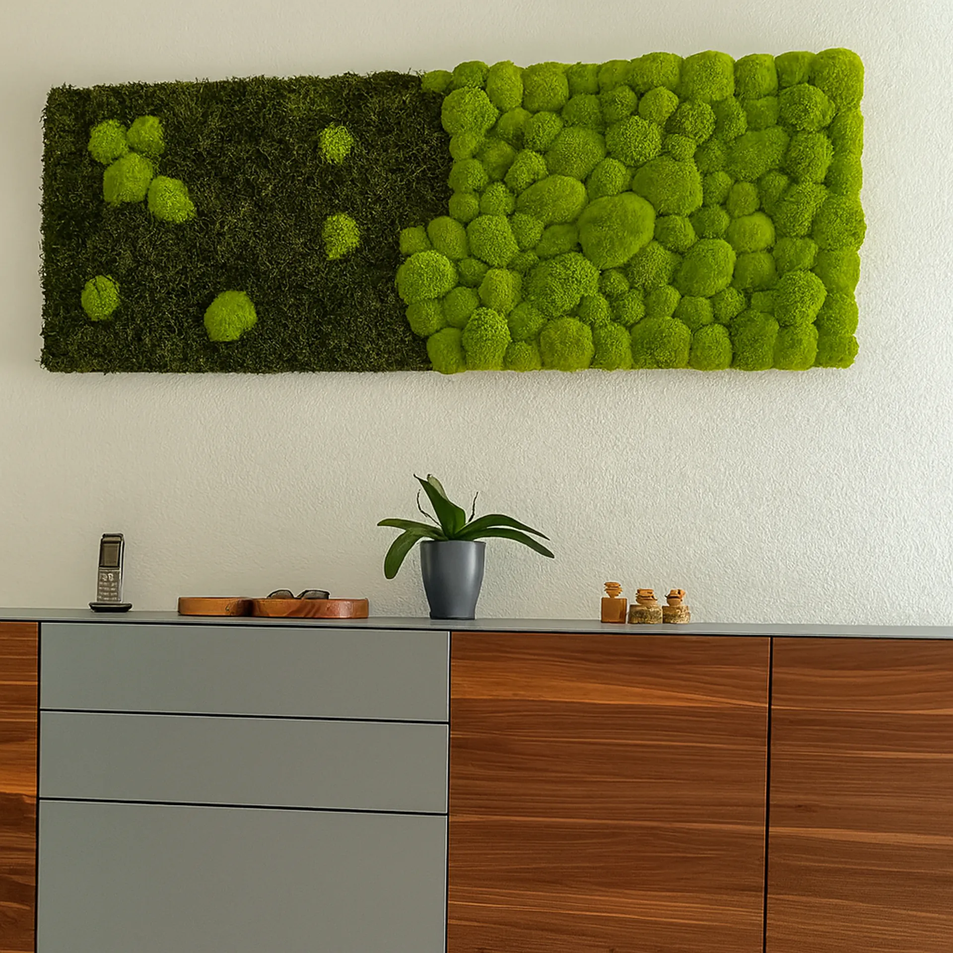 Tableau en mousse : décoration murale moderne pour bureau — Tableaux en mousse par MOOSMOOS