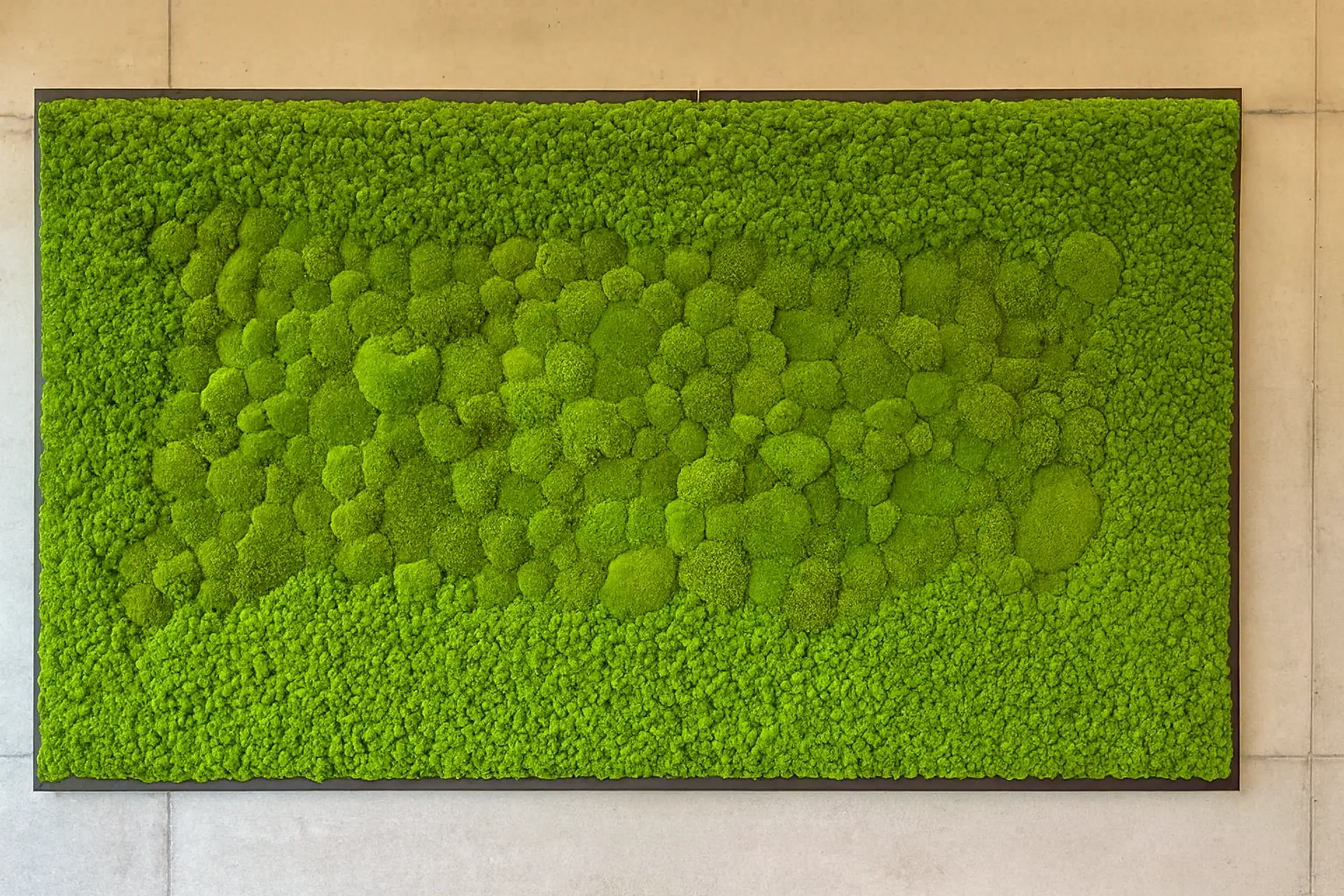Tableau en mousse — Installation murale moderne pour bureau — Tableaux en mousse de MOOSMOOS