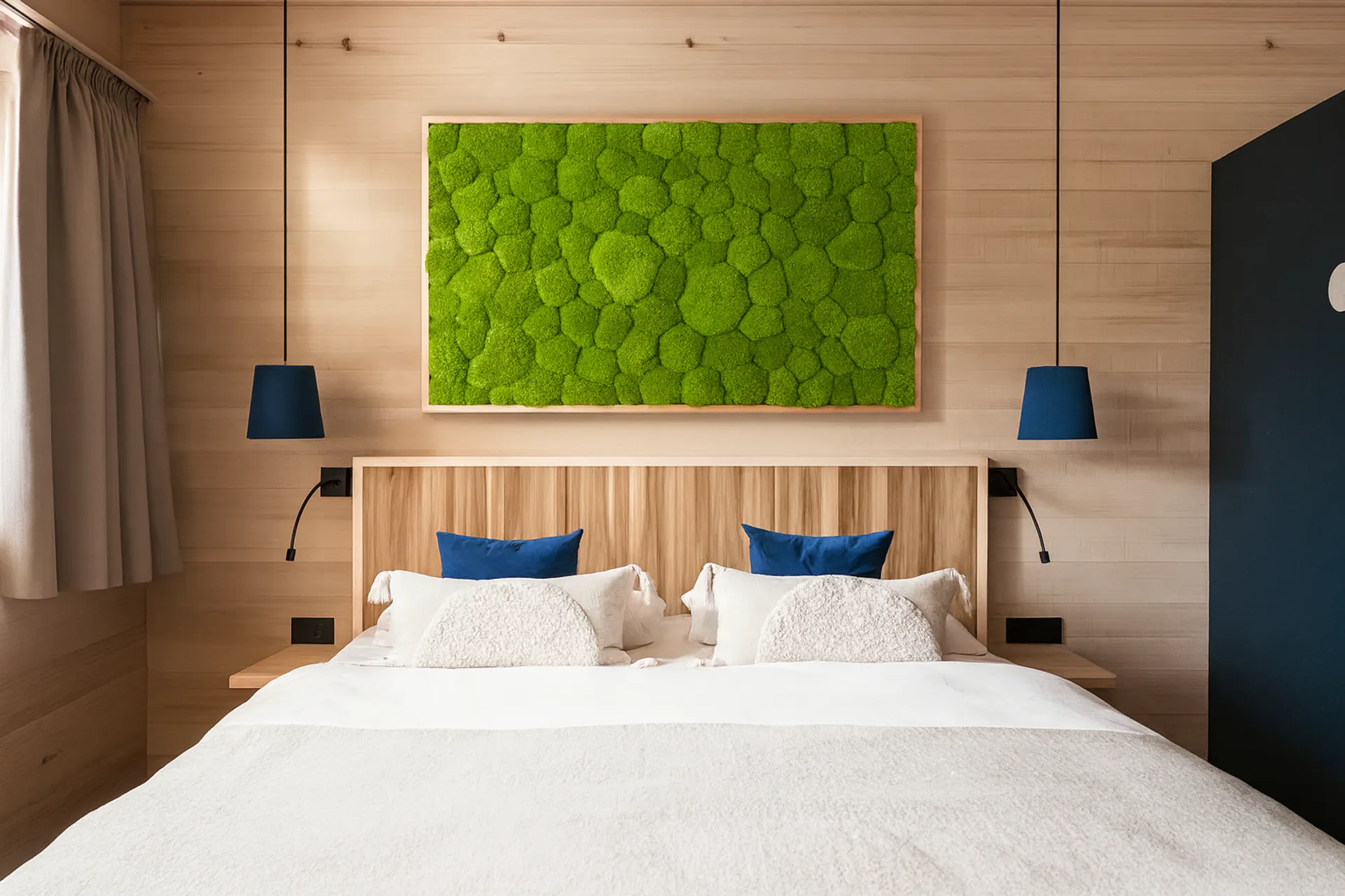 Tableau en mousse pour chambre à coucher, style moderne — Tableaux en mousse de MOOSMOOS