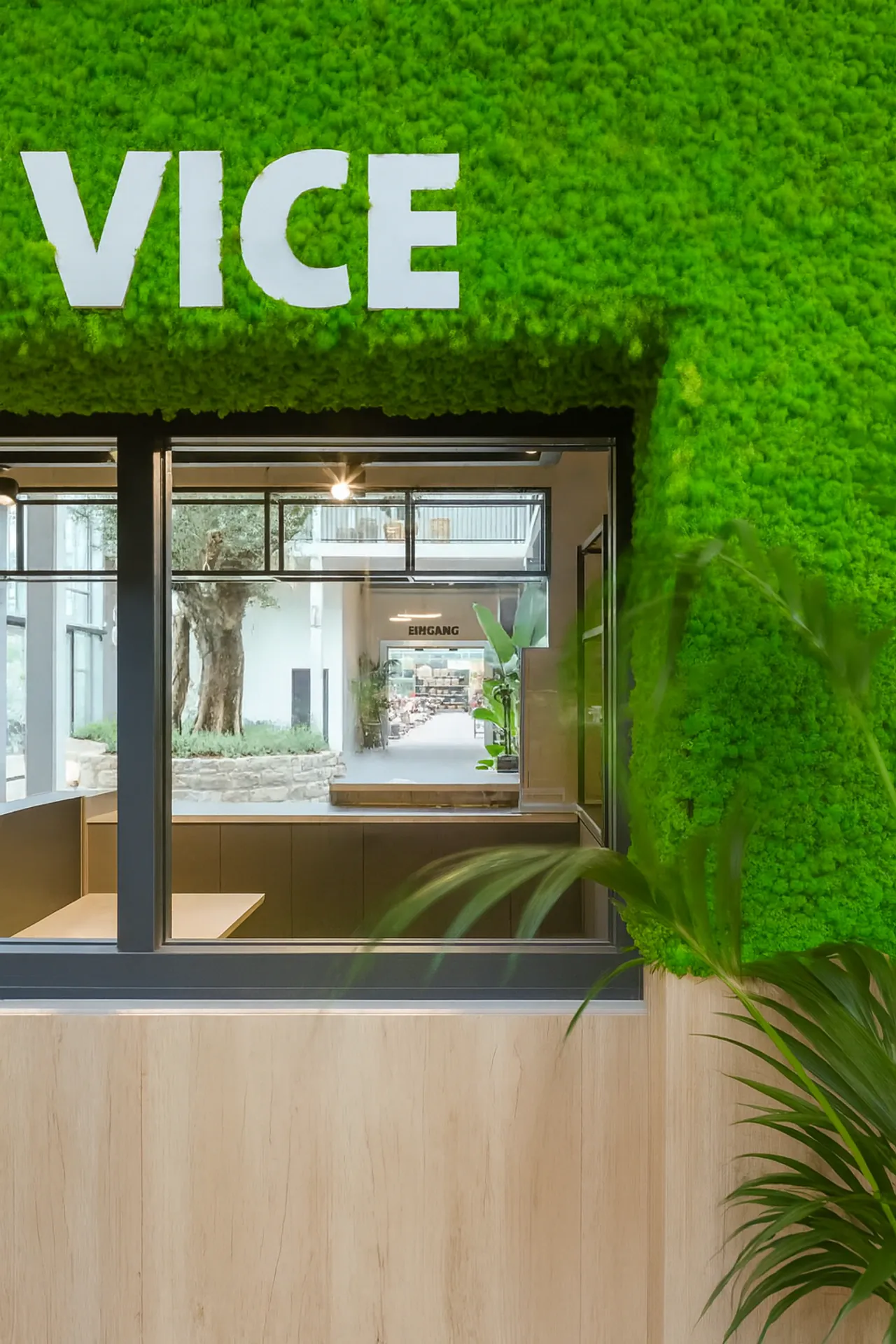 Logo en mousse « Showroom » — Logo en mousse de MOOSMOOS