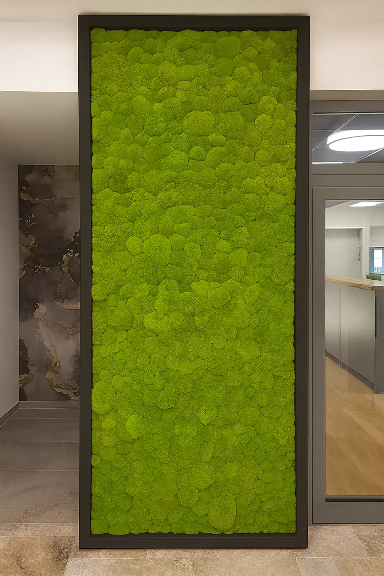 Mur en mousse Ballenmoos Bureau — Végétalisation murale par MOOSMOOS