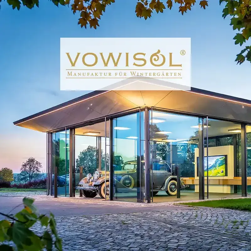 VOWISOL, fabricant de vérandas — Partenaire premium et showroom à Dresde