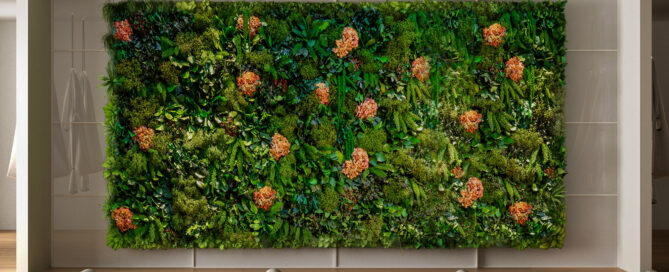 Blumenwand
