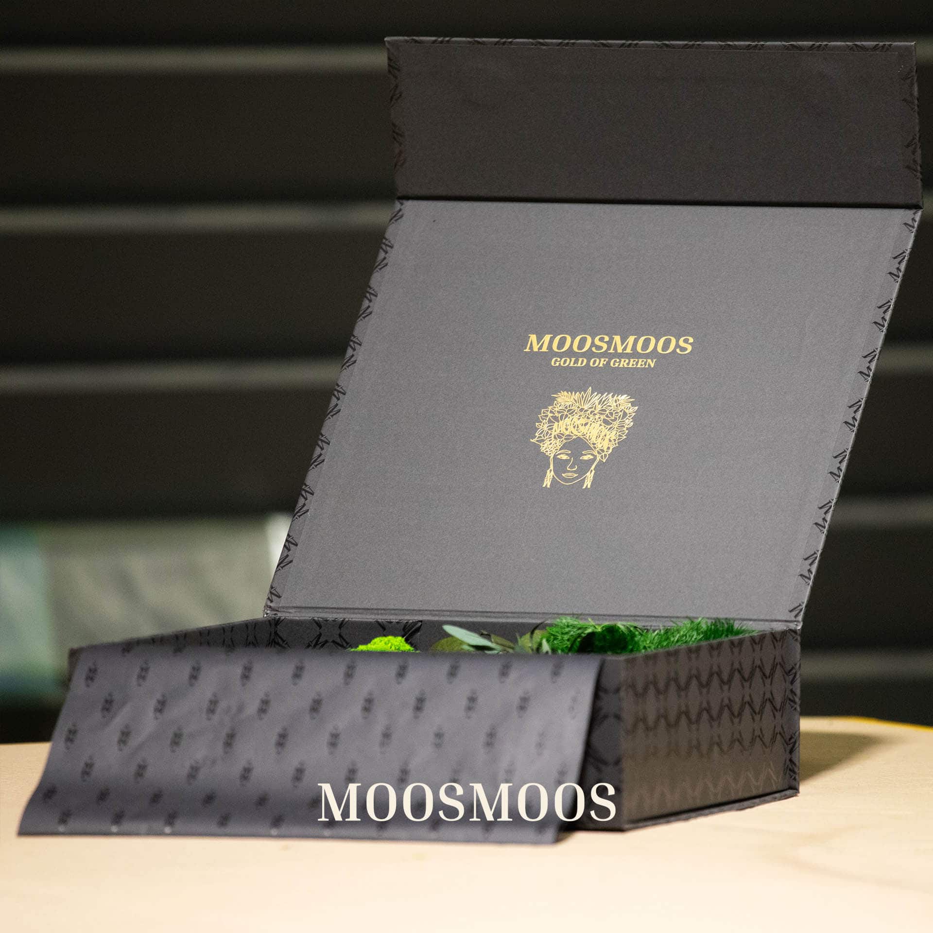 La boîte d’échantillons MOOSMOOS fermée